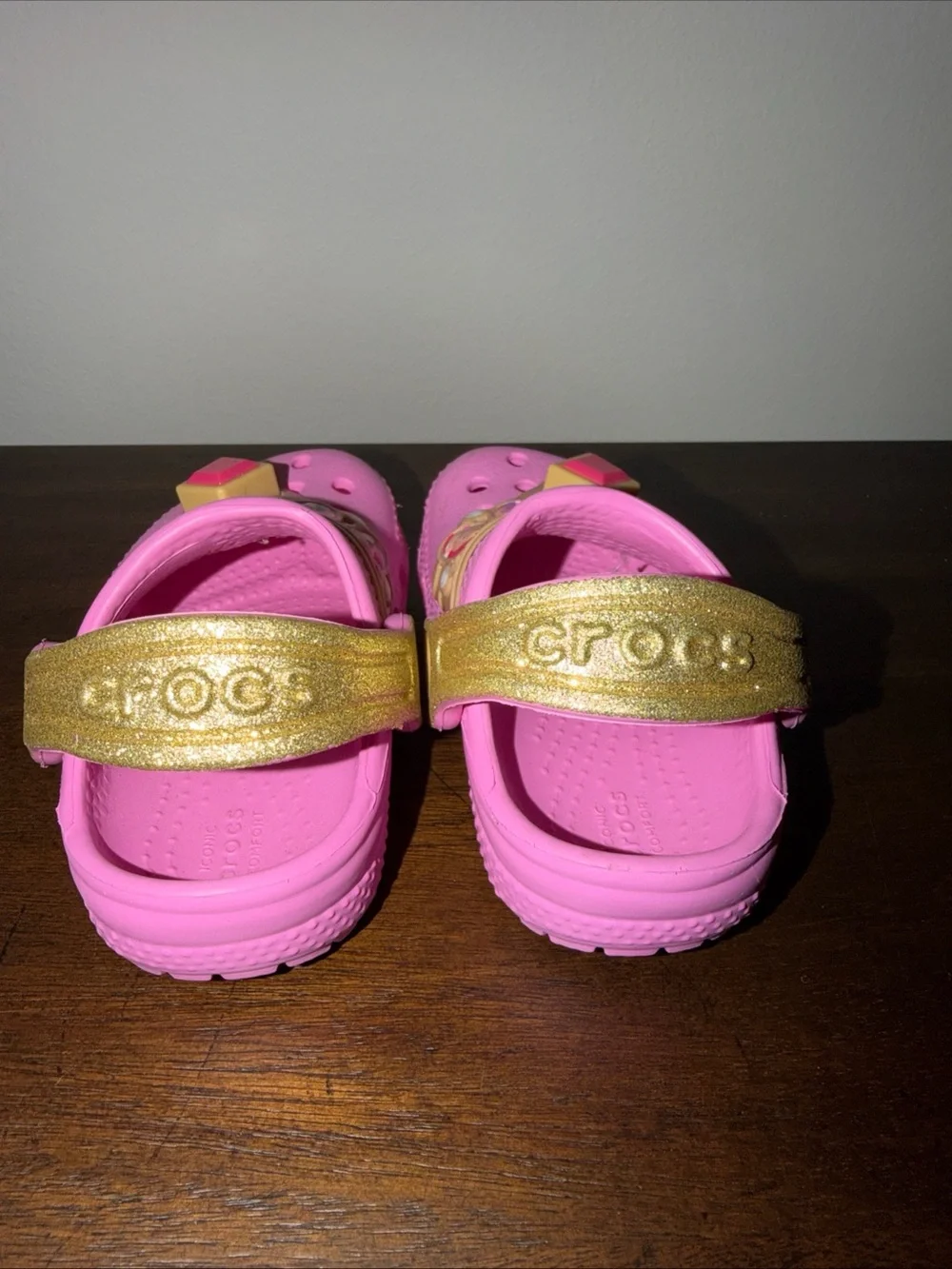 Disney Princess Light Up Jewel Crocs Size C4 🔥🔥🔥